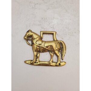 Vintage Horse Brass Altar Decoration Thistle, Witchcraft, Pagan, Home De…